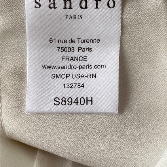 Sandro Paris Combination Sweater New With Tags - Picture 5 of 5